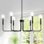 Sunwish Black Chandelier, 6-Light M