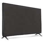 kwmobile Dust Cover for 65" TV - Fabric Case TV Protector for Indoor Flat Screen TVs - Dark Grey