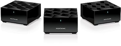 NETGEAR Nighthawk WiFi 6 Mesh System (MK73S) - AX3000 Router with 2 Satellite Extenders, Coverage up to 3,250 sq. ft. and 35+ devices