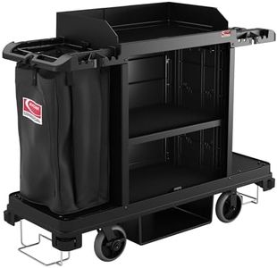 Suncast Commercial HKC1000 Standard Housekeeping Cart, 56" Height, 22" Width