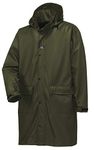 Helly Hansen Workwear Impertech Guide Long Fishing and Rain Coat, Green Brown, S