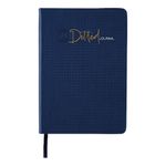 NU: Navy Range | A5 Dotted Notebook | Mindfulness and Wellness Journal | 160 Pages