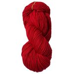 Crochet Now |100% Cotton Yarn 4 Ply (160 Grams) 3.5mm Hook for Crochet/Knitting (Red)