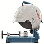 Bosch GCO 14-24 Heavy Duty Corded Electric Metal Cut Off Saw (14" Chop Saw), 2,400W, 355 mm Cutting Dia., 3,800 rpm, 17 kg + 1 Bosch cutting disc, Expert for Metal, 355 x 25.4 mm, 1 Year Warranty