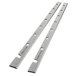 POWERTEC 12809 12-1/2 Inch Planer Blades for DeWalt DW733 Planer, Replacement Woodworking Planer Knives for DW7332, Set of 2