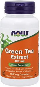 NOW Supplements, Green Tea Extract 400 mg, 100 Veg Capsules