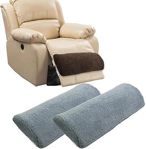 S-SNAIL-OO Recliner Leg Rest Cushion Sofa Footrest Pillow (23 x 10 x 2 in) Multi Purpose Half Moon Foot Pillow Under Knee Pillow for Leg, Neck, Waist, Ankle Support (2Pcs, Blue)