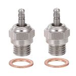 WANGCL 2PCS RC Glow Plug Nitro Glow Plug N3 for 1/10 RC Car Truck Buggy compatible with Traxxas Kyosho HSP HPI Redcat