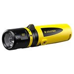 Ledlenser ATEX EX7 - Battery Operated LED Torch, Super Bright 200 Lumens, Powerful Searchlight Torch, Dog Walking Flash Light, Hiking, Camping Equipment, Powerful Work Torch