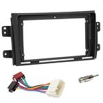 Sound-way - 9" inch dash car stereo facia radio adapter compatible with Suzuki SX4 2007-2013 / Fiat Sedici 16 2006-2014 - KA22-958