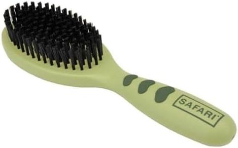 Coastal Safari Bristle Dog Brush - Gentle Grooming Brush for All Coat Types - Removes Dog Hair & Offers Natural Oil Distribution - Small