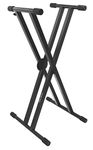 On-Stage Stands KS7291 Pro Double X Keyboard Stand