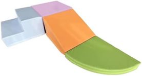 GarveeHome 4-Piece Soft Foam Climbing Blocks for Toddlers, Soft Play Climbing for Toddlers, Play Set for Crawling, Sliding and Indoor Active Play