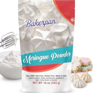 Bakerpan Meringue Powder for Royal Icing - 16 oz - For Baking, Frosting, Cookies, Pies & Cake Decorating - Kosher, Gluten-Free, Made in USA