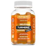 Turmeric, Ginger & Black Pepper Complex Gummy | 60 Vegan Gummies | Light Spiced Fruit Flavour | Joint Support, Digestive Health & Anti-Inflammation by NUTRIGUMS®