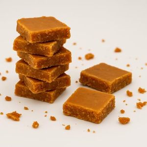 Gourmet Milk Toffee – Handmade Fudge-Style Toffee Candy | Creamy, Melt-in-Your-Mouth Texture | Available in Original, Coffee, Cashew, Almond & Walnut Flavors | 5 oz & 20 oz Pack – TwistedTreatz (20oz, Almond Milk Toffee)