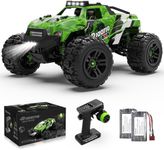 RIAARIO 1:18 All Terrain RC Car, 36 KPH High Speed Remote Control Car with 2.4 GHz Remote Control, 4WD Electric Vehicle Off-Road Truck, 4X4 Waterproof RC Trucks with 2 Rechargeable Batteries