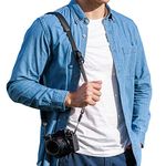 PROfezzion Camera Neck Strap for Mirrorless Camera for Canon EOS R8 R50 R6 Mark II R7 R10 R5 R R6 R3 RP R5C M50/M6 Mark II M5 M6 M50 for Sony A9III Nikon Zf Z8 Fujifilm X-S20 Panasonic GH7