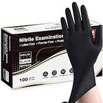 Schneider Nitrile Exam Gloves, Blac