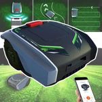 Automatic Robotic Lawn Mower(2-5cm Trimming Height), with Virtual Boundaries, App Control + Path Planning + Automatic Charging + Security Design,Ultra-Quiet,100㎡/h, for Lawn/Garden