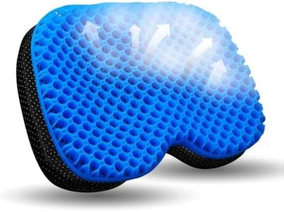 NEW-Vi Anti-Slip Kayak Seat Cushion - Waterproof Thicken Gel Boat Kayak Canoe Rowing Stadium Pad for Sit in Kayak Chair Lifetime Kayak Accessories Equipment Gear for Fishing Kayak,Blue