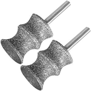 TSLOBIT Diamond Dremel Dog Nail Grinder Attachment,1/8'' Pet Nail Grinder Wheel for Dremel Dog Nail Grinder, Diamond Rotory Bit for Dogs&Pets Nail Care,2-Pack（Large B+B）