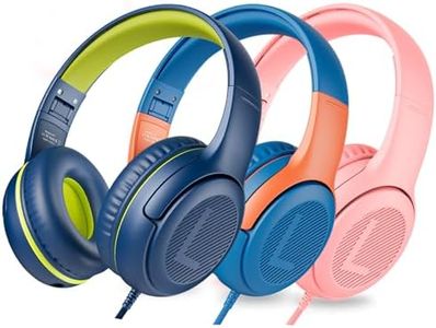 awatrue Kids Headphones with Cord - Comfortable and Durable Toddler Headphones for School and Work, Ideal Gift for Kids, Sons, Daughters Sound and Safe Listening Experience