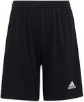 adidas Unisex-Kids Entrada 22 Shorts, Black, Large