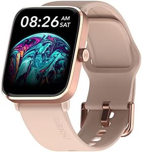 Noise ColorFit Pro 4 Alpha 1.78" AMOLED Display, Bluetooth Calling Smart Watch, Functional Crown, Metallic Build, Intelligent Gesture Control, Instacharge (Rose Pink)