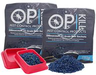 Opkill Professional Rat & Mouse Killer Poison Grain Twin Pack 300g Strongest Bait Available Fast acting Safe for Professional and Domestic use (2x 150g)