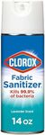 Clorox Fabric Sanitizer Aerosol Spray, Lavender Scent 14 Ounces