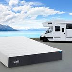 LUCID 10 Inch 2020 Gel Memory Foam Mattress - Medium Plush Feel - CertiPUR-US Certified - Hypoallergenic Bamboo Charcoal - Short Queen