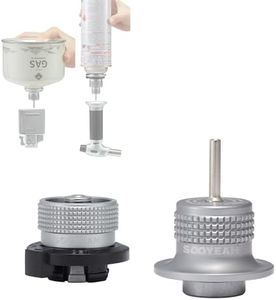 SOOYEAH Butane/Isobutane Fill Adapter,Butane Nozzle Fill Tips for use with butane lighters/butane torches/Kicthen Torch/Blow Torch,Convert Cassette Canister/Isobutane Canister Into Inflatable Canister, SY-0304-11