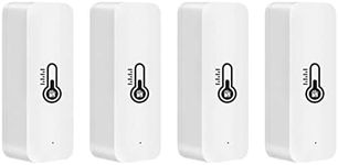 Tuya ZigBee Smart Temperature and Humidity Sensor, Battery Powered ZigBee Smart Home Security Device, Work With Alexa Google Home
