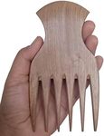 Plai Na Natural Wood Comb Afro Pick