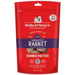 Stella & Chewy’s Freeze Dried Raw Dinner Patties – Grain Free Dog Food, Protein Rich Absolutely Rabbit Recipe – 14 oz Bag