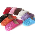 Women Slippers handmade, babouche For women, Shoes babouche for home, women home slip slipper, sheep leather