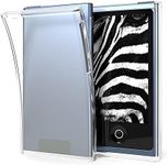 kwmobile Crystal Case Compatible with Apple iPod Nano 7 Soft TPU Silicone Protective Cover - Matte Transparent