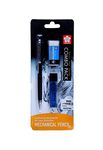 SAKURA Cushioning Point Mechanical Pencil Starter Set With Lead Refill And Foam Eraser, (Hb, 0.7), Ink black