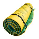 Aqua Lily Pad Floating Mat with Duracore, Foam Lake Float, 6’ x 15’, Yellow/Green