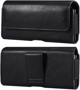 Miimall Custodia per telefono compatibile con Samsung Galaxy Z Fold 6, custodia in pelle PU con clip da cintura e chiusura magnetica resistente all'usura in vita custodia per Galaxy Z Fold 6/5/4/3/2,