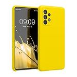 kwmobile Case Compatible with Samsung Galaxy A52 / A52 5G / A52s 5G Case - TPU Silicone Phone Cover with Soft Finish - Radiant Yellow