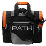 Pyramid Path Pro Deluxe Single Tote - Silver/Orange
