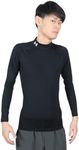 Under Armour Mens Mock Long Sleeve Top Black