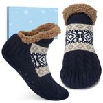 Mens Gifts for Christmas Slipper Socks: Mens Slipper Socks Women, Grandad Dad Christmas Gifts for Him Boyfriend Gifts, Secret Santa Gifts Presents for Men, Stocking Fillers for Men Teenage Boys Gifts