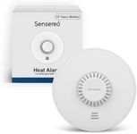 Sensereo 10 Years Standalone Heat Alarm, Heat Detector for homes & office, 10 Years Sealed-Battery with installation package included, Conforms to BS 5446-2:2003 Standard