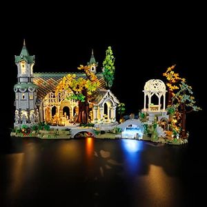 GEAMENT LED Light Set Compatible with Lego The Lord of The Rings: Bruchtal (The Lord of The Rings: Rivendell) - Lighting Set for Lord of The Rings 10316 (Model Set Not Included)