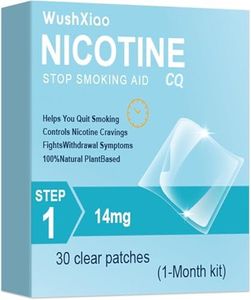 Nicotine Patches, Nicotine Patches 14 mg, Organic Nicotine Patches, Nicotine Patches to Quit Smoking, Organic Nicotine Patches, Each Patch Provides a 24-Hour Nicotine Transdermal System, 30 Coun (1)