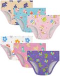 JAHSIYI Girls Underwear 18-24 Months 100% Cotton Baby Toddler Panties Super Soft Briefs Underpants Clothes Breathable Dinosaur Undies 18m/Mo, 24m/Mth