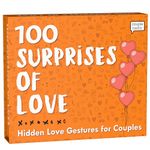 100 Surprises of Love - Couple Gifts for him for her - Happy Wedding Gift - Gifts for Couples - Wedding Gift for Couple - Bridal Shower Gift